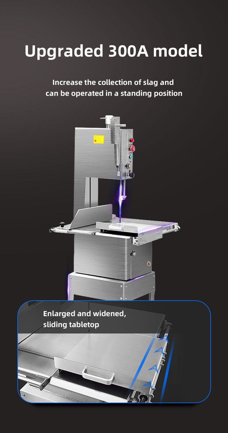 dondurulmuş et kemik kesme testeresi
