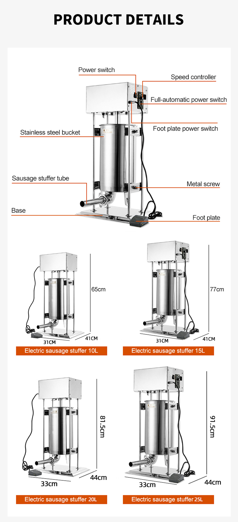 sosis doldurma makinesi